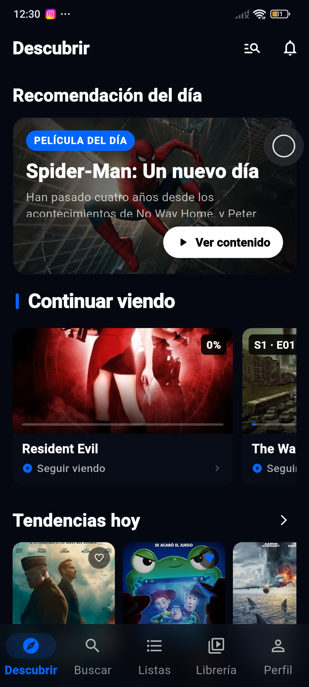 Detalle completo de la película seleccionada